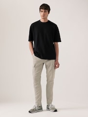 Blue/Black/Neutral Relaxed Fit Heavyweight T-Shirts 3 Pack - Image 5 of 12