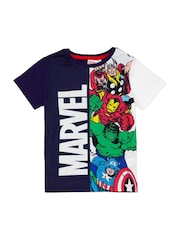 Vanilla Underground Blue Boys Licensing Short 100% Cotton Pyjamas - Image 3 of 6