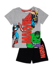 Vanilla Underground Grey Boys Licensing Short 100% Cotton Pyjamas - Image 1 of 5