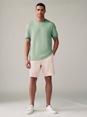 Sage Green Textured T-Shirt - Image 2 of 7