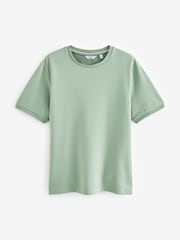 Sage Green Textured T-Shirt - Image 5 of 7