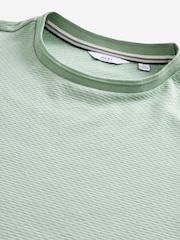 Sage Green Textured T-Shirt - Image 6 of 7