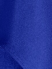 Aidan von Adrianna Papell Blau Strick-Crêpe-Cocktail Kleid - Bild 7 von 7