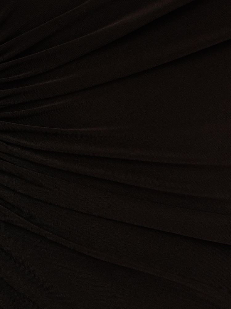 Adrianna Papell Jersey Midi Black Dress - Image 7 of 7