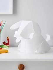 glow White Dog Table Lamp - Image 2 of 4