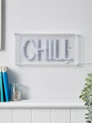 glow Blue LED Chill Acrylic Light Box - Image 2 of 6