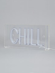 glow Blue LED Chill Acrylic Light Box - Image 5 of 6