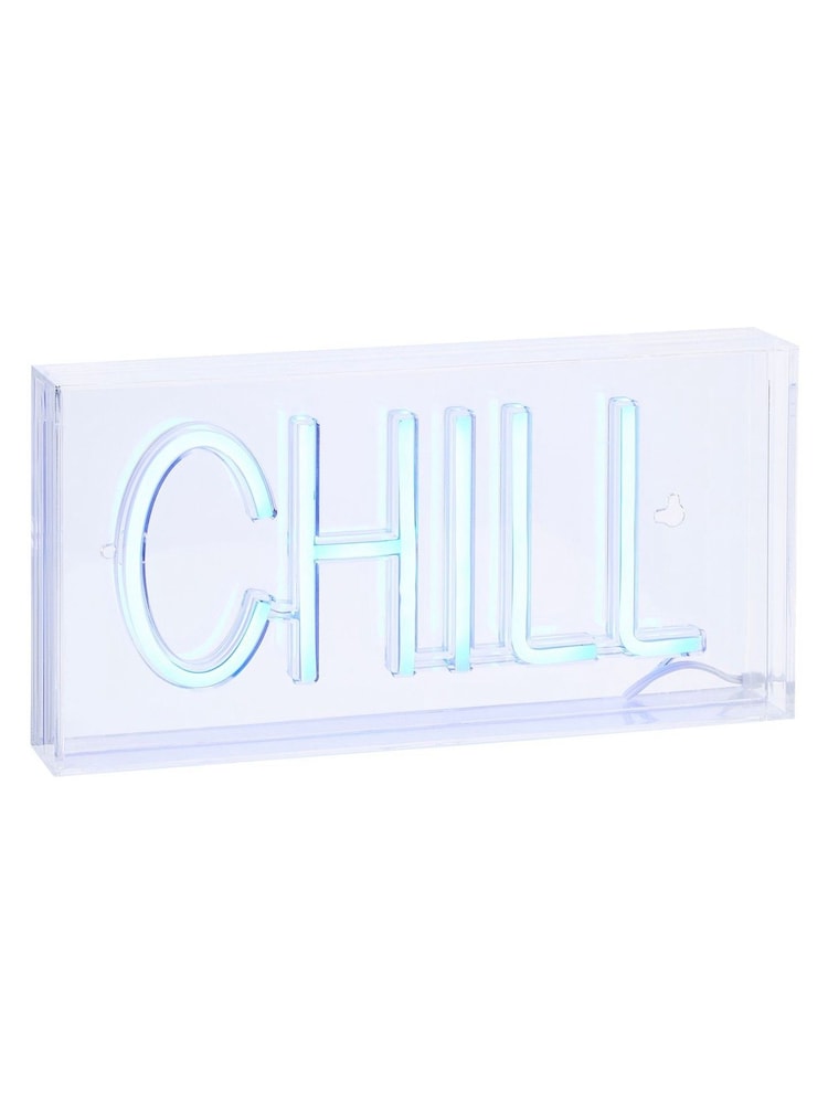 glow Blue LED Chill Acrylic Light Box - Image 6 of 6