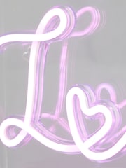 glow Pink LED Love Acrylic Light Box - Image 3 of 6
