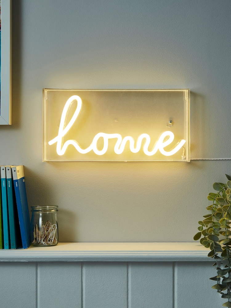 glow White LED Home Acrylic Light Box - Image 1 of 4
