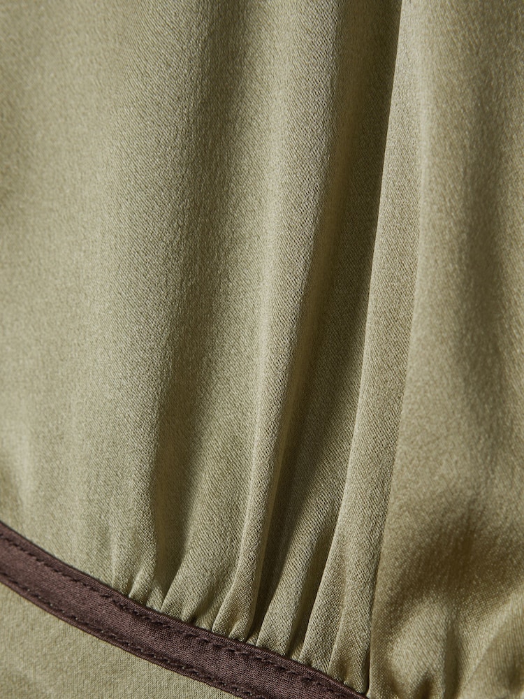 Maison Essentiele Silk Contrast Trim Cami - Image 6 of 6 Maison Essentiele Silk Contrast Trim Cami - Image 6 of 6