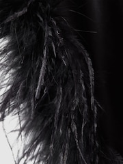 Maison Essentiele Silk Feather Trim Nightdress - Image 7 of 7