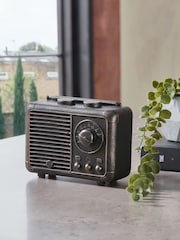 Black Vintage Radio Ornament - Image 1 of 5