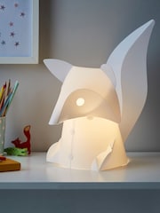 glow White Fox Table Lamp - Image 1 of 4