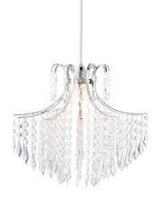 glow Chrome Acrylic Droplet Easyfit Ceiling Light - Image 3 of 4