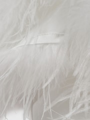 Maison Essentiele Silk Feather Trim Nightdress - Image 7 of 7