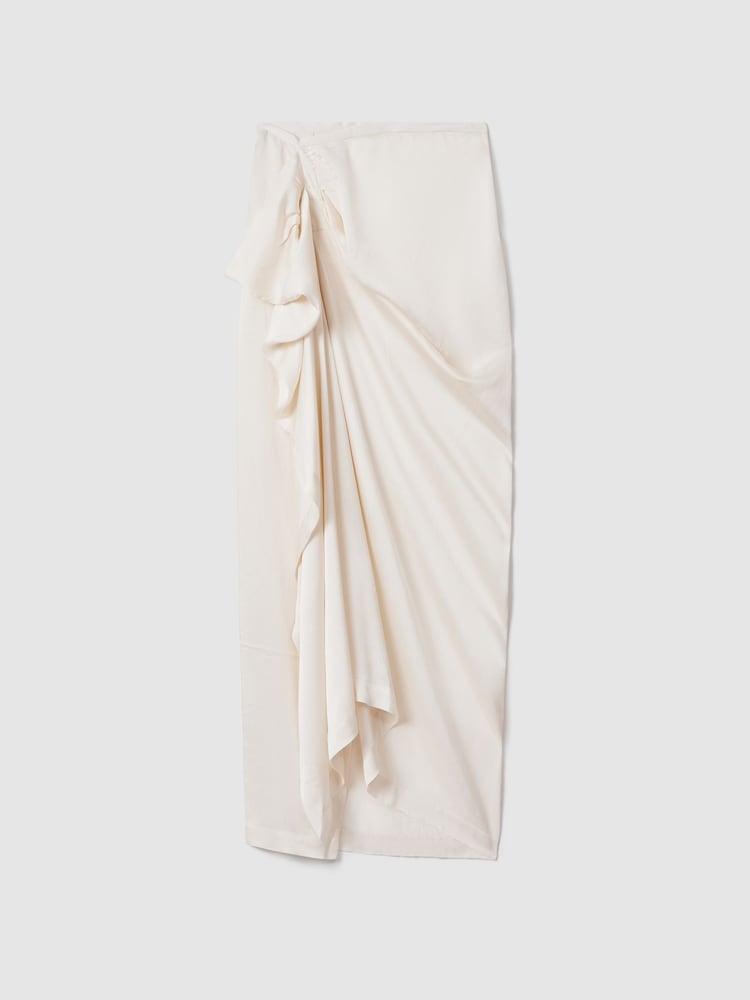 Bondi Born Draped Midi Skirt - Image 2 of 4