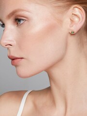 Ted Baker Gold SINAA: Crystal Stud Earrings - Image 4 of 4