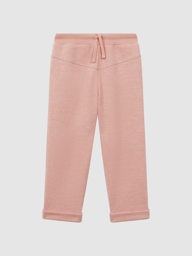 Reiss Apricot Valencia 4-9 yrs Cotton Blend Drawstring Joggers - Image 1 of 5