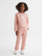 Reiss Apricot Valencia 4-9 yrs Cotton Blend Drawstring Joggers - Image 3 of 5