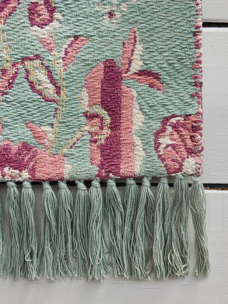 Cath Kidston Floral Friendship Garden Woven Rug - Image 6 of 6