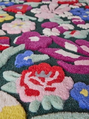 Cath Kidston Floral Harmony Ditsy Floral Wool Rug - Image 3 of 6