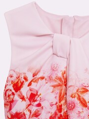 Reiss Orange Rosalind 9-14 yrs Scuba Floral Print Dress - Image 6 of 7