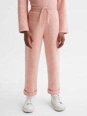 Reiss Apricot Valencia 13-14 yrs Cotton Blend Drawstring Joggers - Image 3 of 5
