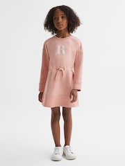 Reiss Apricot Ella 13-14 yrs Cotton Blend Drawstring Dress - Image 1 of 6