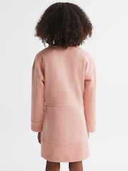 Reiss Apricot Ella 13-14 yrs Cotton Blend Drawstring Dress - Image 5 of 6