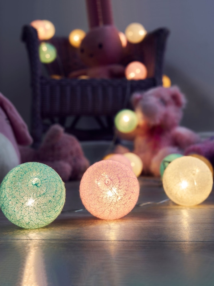 glow Pom Pom String Lights - Image 1 of 5
