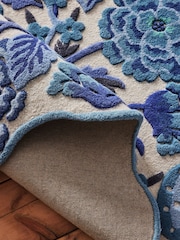 Cath Kidston Floral Strawberry Garden Floral Wool Rug - Image 5 of 5