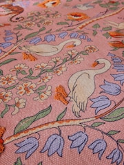 Cath Kidston Pink Flowers and Friends Woven Rug - Image 4 of 8