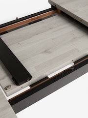 Grey Bronx Oak Effect Pill Shape Dining Table - Image 9 of 10
