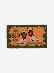 Cath Kidston Too Big For Your Boots Slogan Doormat - Image 2 of 5