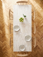 White Jefferson Pine Dining Table - Image 4 of 9