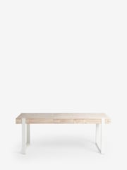 White Jefferson Pine Dining Table - Image 7 of 9