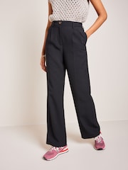 Noir - Pantalon large à dos élastique - Image 2 de 4