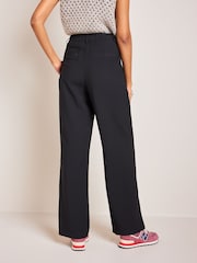 Noir - Pantalon large à dos élastique - Image 3 de 4