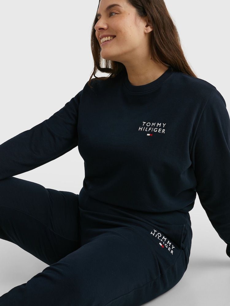 Tommy Hilfiger Blue Original Lounge Track Joggers - Image 4 of 5