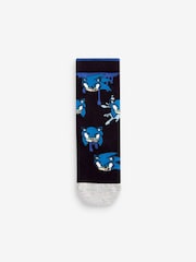 Sonic Gaming License Cotton Rich Socks 3 Pack - Image 3 of 5