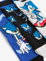 Sonic Gaming License Cotton Rich Socks 3 Pack - Image 5 of 5