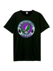 Amplified 100% Cotton Grateful Dead Stealie Tie Dye Black T-Shirt - Image 1 of 1