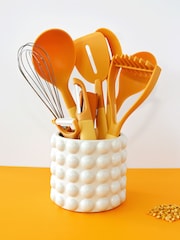 eKu Set of 9 Yellow Kitchen Utensils - Image 1 of 3