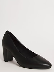 JD Williams Black Soft Super Comfort Flexible Court Shoes In Wide Fit - Image 5 of 7