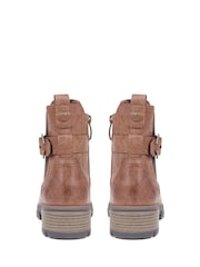 חום - Jones Bootmaker Relife מאת Pavers Chunky Buckle Detail מגפונים חומים - Image 3 of 5