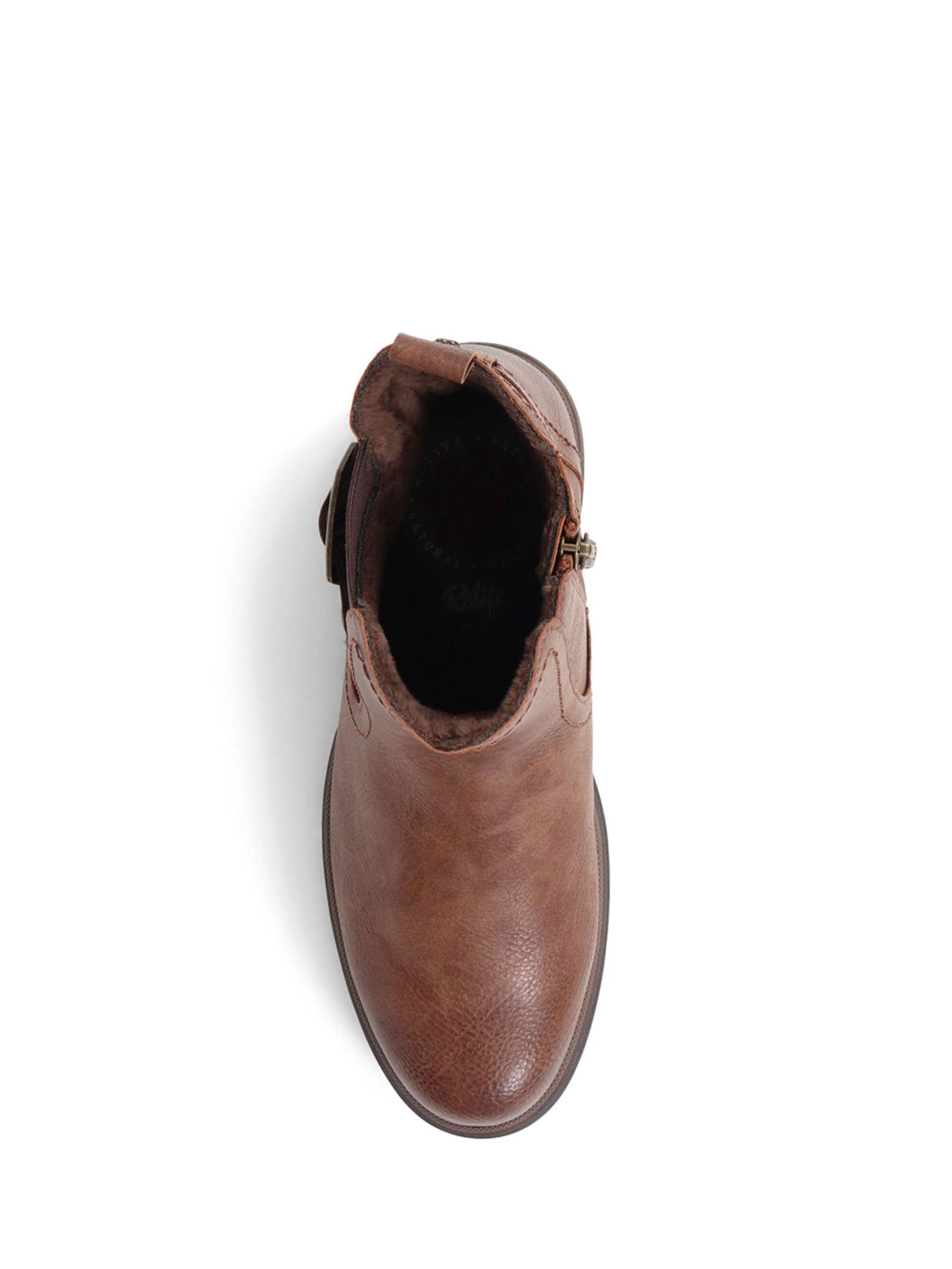 Buy Pavers Brown Pavers Chunky Buckle Detail Black Ankle Boots from Next Italy