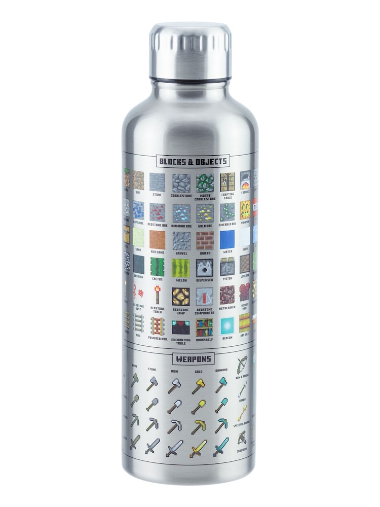Minecraft Metal Water Bottle - Image 2 of 4