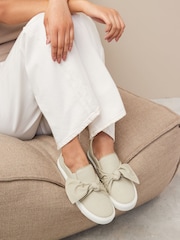 Neutral Forever Comfort® Bow Skater Slip-On Trainers - Image 1 of 8