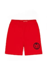 Vanilla Underground Red Boys Marvel Iron Man Short 100% Cotton Pyjamas - Image 4 of 7